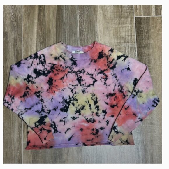 Anthropologie Letluv Tie Dye Zoey‎ Pullover Sweatshirt XS - Picture 9 of 13